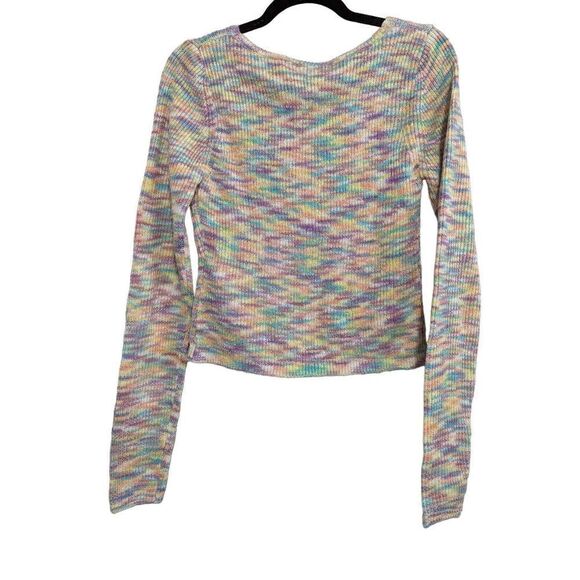 Misguided space dye cardigan with cherry detail US 6/8 new - Picture 2 of 8